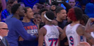 NBA: Jeremy Sochan dodał pikanterii rywalizacji z Sixers