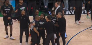 NBA: Niecodzienne sceny w Minneapolis. Trzeba było uspokajać… sędziego!?