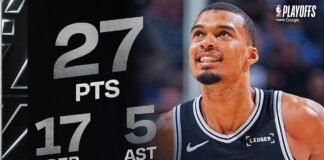 Wyniki NBA: Dominacja Victora Wembanyamy. Spurs krok od awansu