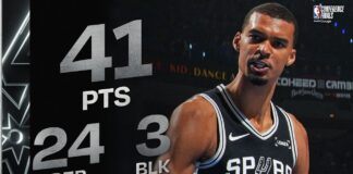 Wyniki NBA: 41 punktów Victora Webanyamy, Spurs lepsi od Thunder po dwóch dogrywkach!