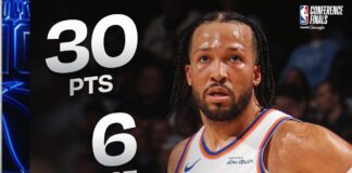 Wyniki NBA: 30 punktów Jalena Brunsona, Knicks krok od awansu do finału!