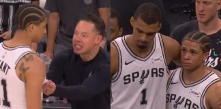 NBA: Oczy debiutanta Spurs mówiły wszystko. Po tym, co zrobił, był bliski płaczu