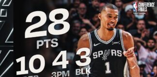 Wyniki NBA: 28 punktów Victora Wembanyamy. Będzie Game 7!