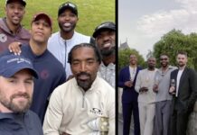 NBA: Co za ekipa! Grają w golfa, piją szampana i mieszkają w zamku w Szkocji! LeBron zabrał kumpli na wycieczkę
