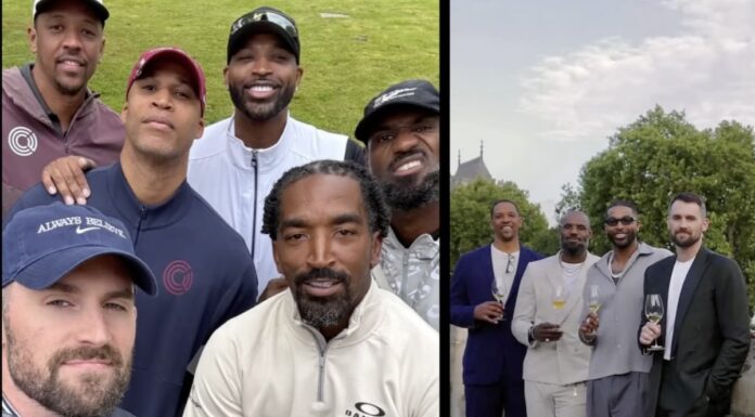 NBA: Co za ekipa! Grają w golfa, piją szampana i mieszkają w zamku w Szkocji! LeBron zabrał kumpli na wycieczkę