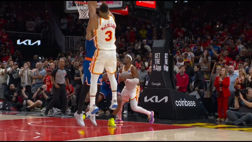 mccollum vs knicks