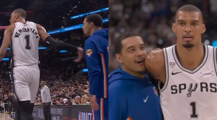 NBA: Jeremy Sochan prowokował Wembanyamę. Media i kibice to zauważyli
