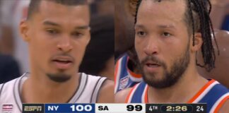 Wyniki NBA: Kosztowne pomyłki Wembanyamy. Knicks prowadzą już 2-0!