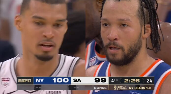 Wyniki NBA: Kosztowne pomyłki Wembanyamy. Knicks prowadzą już 2-0!
