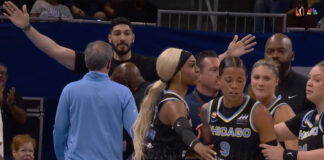 NBA: Enes Kanter wyrzucony z meczu po kłótni z koszykarką