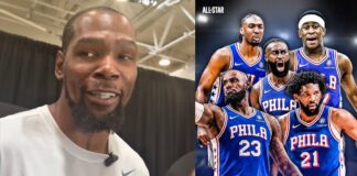 NBA: Kevin Durant porównuje 76ers do Warriors sprzed kilku lat