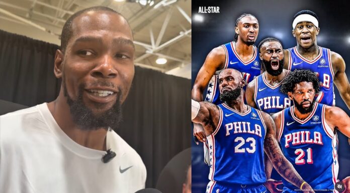 NBA: Kevin Durant porównuje 76ers do Warriors sprzed kilku lat