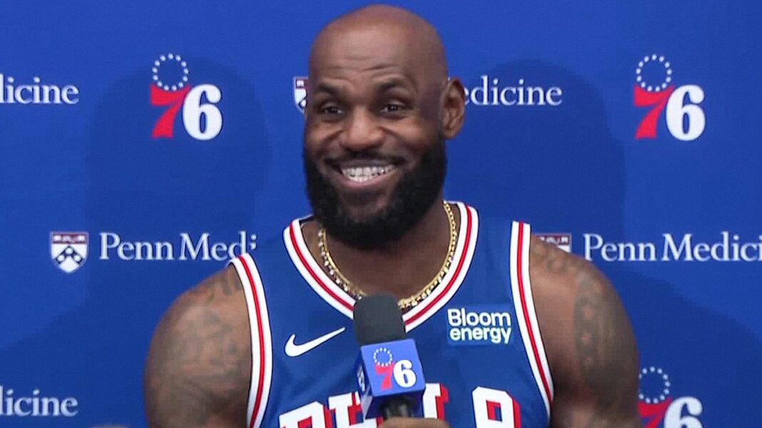 lebron james 76ers