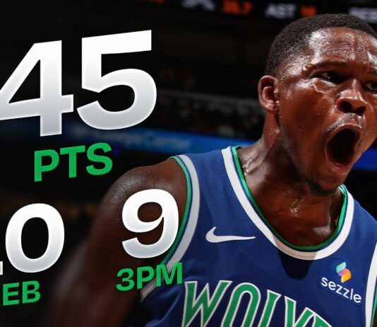 Wyniki NBA: 45 punktów Edwardsa! dobry start Davisa! Giannis przegrywa w debiucie dla Heat!