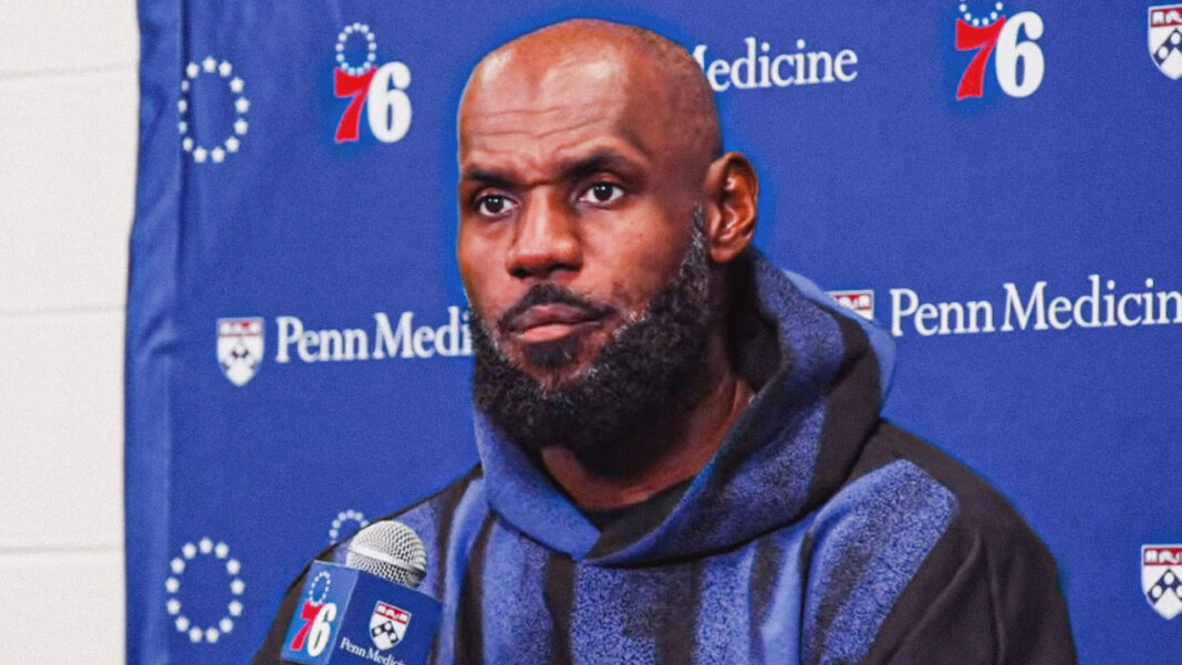 lebron james 76ers