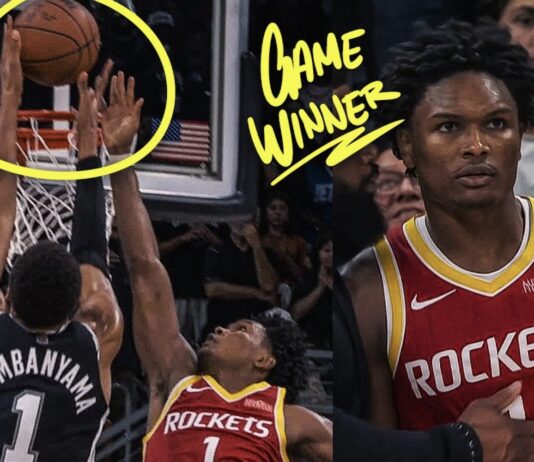 NBA: Wembanyama zablokowany na trzecim piętrze! Dzięki temu Rockets wygrali!